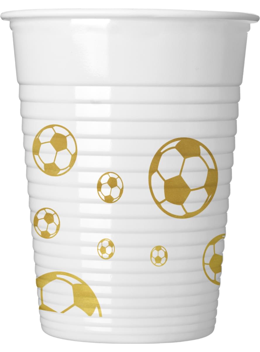 8 bicchieri Football Gold
