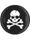 8 grandes assiettes Pirates Black