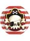 8 pratos grandes Powerful Pirates (23 cm)