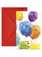 6 inviti Sparkling Baloons