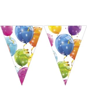 Girlang trianglar Sparkling Balloons