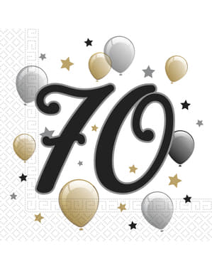 70 번째 생일 축하 20 세트