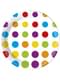 8 grandes assiettes Color Dots