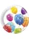 8 platos Sparkling Balloons (23 cm)