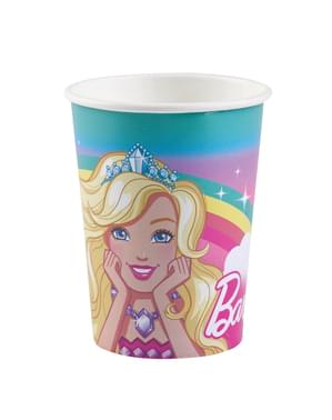 8 copos de papel de Barbie Dreamtropia