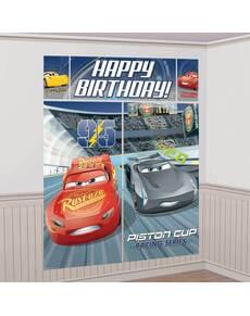 Kit de decoração de parede de Cars