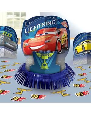 Biler bord dekorasjonssett