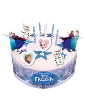 8 Velas de cumpleaños Frozen™: Decoración,y disfraces originales