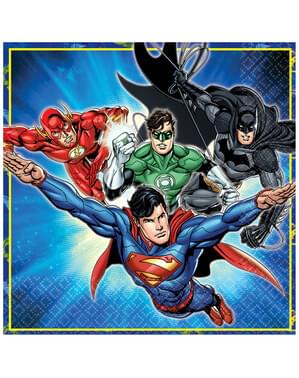 16 tovaglioli di Justice League (33x33 cm)