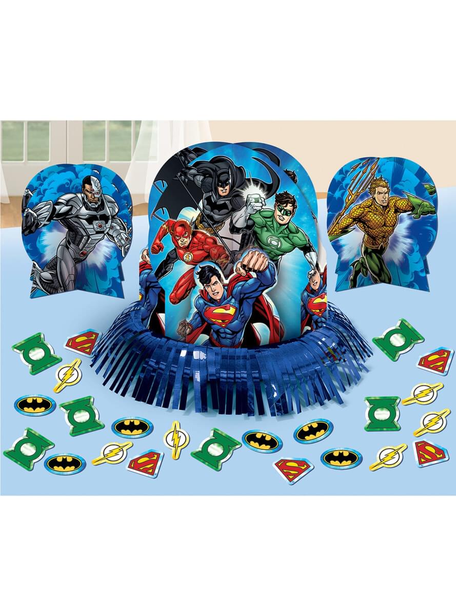The Justice League tafel decoratie set