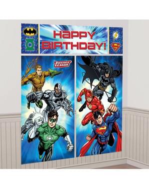 Kit Väggdekoration Justice League