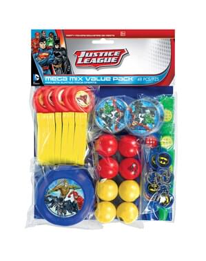 Mega set di 48 giochini di Justice League