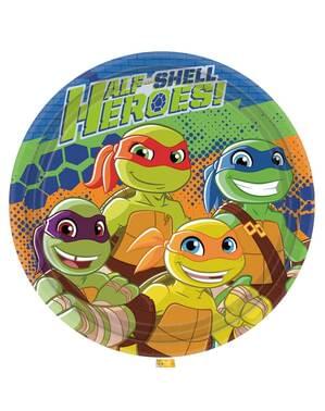 8 pratos As Tartarugas Ninja Half-Shell Heroes