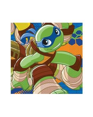 20 Serviettes en papier Les Tortues Ninja Half-Shell Heroes