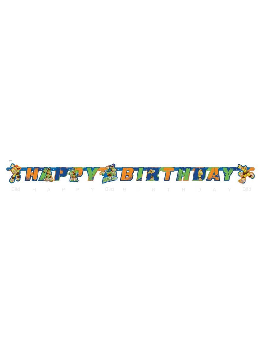 Teenage Mutant Ninja Turtles Half-Shell Heroes birthday garland