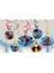 Set van 12 hangende The Incredibles 2 decoraties