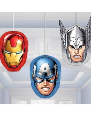 Set 3 boneka tergantung dari panel The Avengers