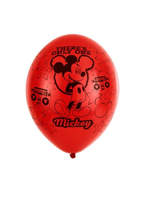 6 Mikki Hiiri juhla lateksi ilmapalloa