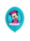 Set of 6 Minnie latex balloons