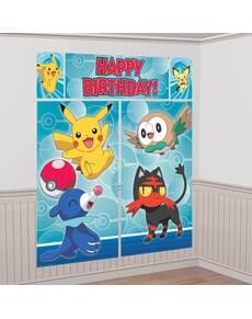 Kit de decoração de parede de Pokémon