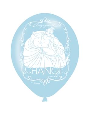 6 ballons en latex Princesses Disney