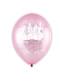 5 ballons roses en latex LED Princesses