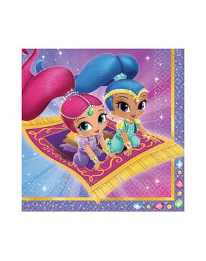 Set 16 Shimmer dan Shine napkings