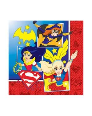 16 kpl DC Super Hero Girls servettiä