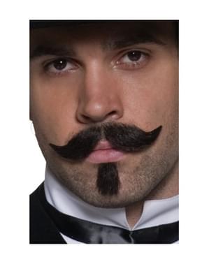 Moustache de joueur de l'Ouest