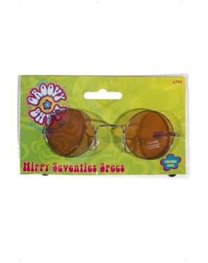 Óculos hippie dos setenta
