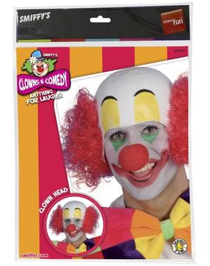 Clownspruik halfkaal