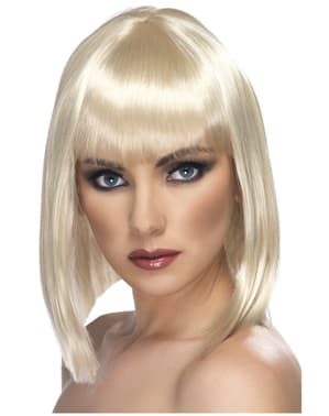 Glamurozna blond kratka  lasulja