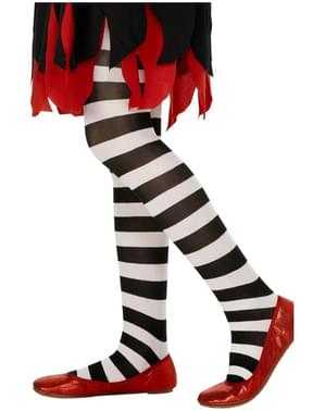 ילדים שחור לבן פסים טייץ