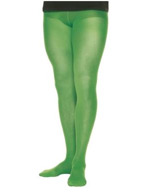 Collants verts pour homme