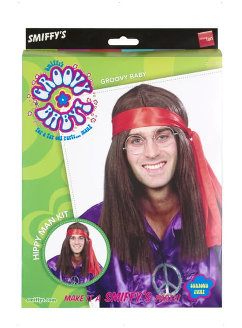 Kit de homem hippie