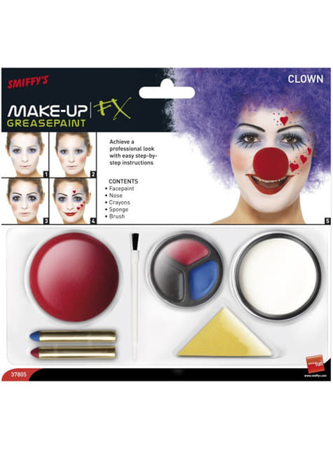 Make-upset clown