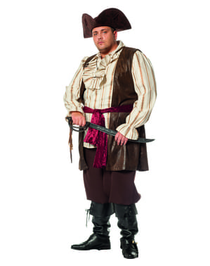 Déguisement pirate marron homme