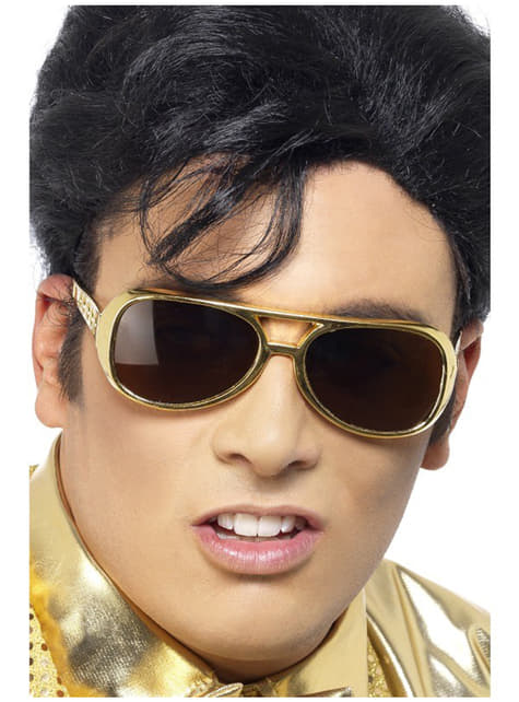 Occhiali da sole Elvis dorati