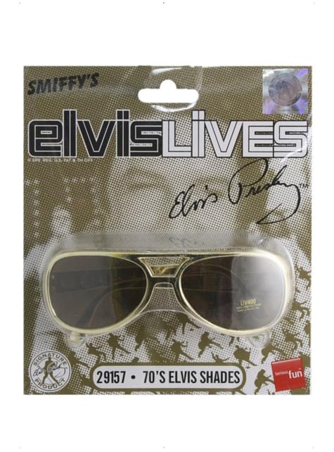 Elvis guld solbriller. Det |