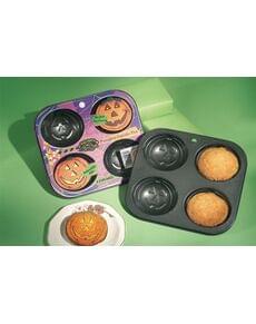 Molde para cupcakes con forma de calabaza