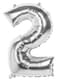 ナンバー2シルバーバルーン86cm