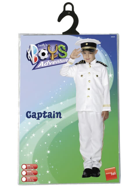 Fato de capitão da marinha para menino