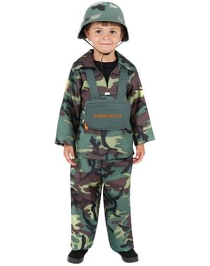 Costume esercito mimetico da bambino