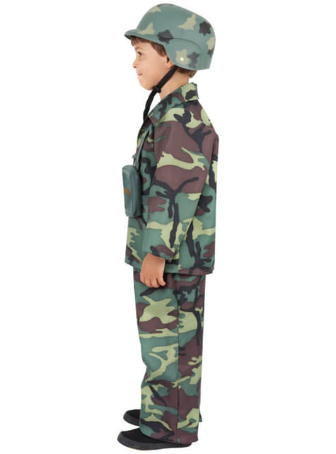 Fato de camuflagem do exército para menino