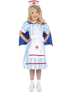 Disfraz de enfermera vintage para niña