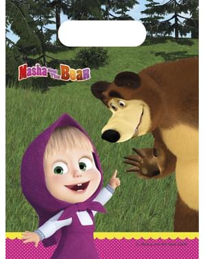 6 Masha and the Bear tassen
