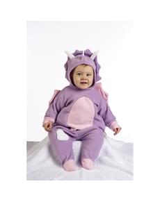 Purple dinosaur costume for babies