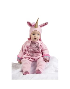 Roze Eenhoorn kostuum met pailletten voor baby's