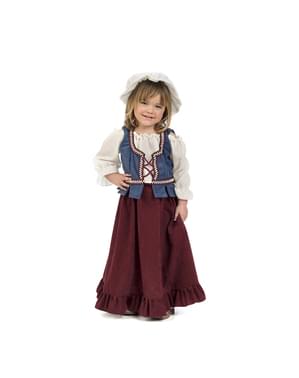 Costum de hangiță medievală pentru bebeluși