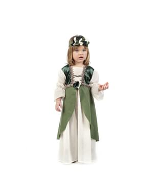 Fato de princesa medieval para bebé